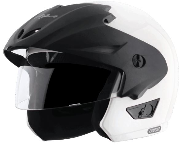 VEGA - VEGA CRUISER DX - HALF FACE HELMET - W/P WHITE