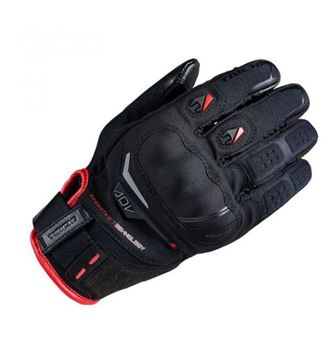 RS TAICHI - DRYMASTER COMPASS - RIDING GLOVE - BLK-RED