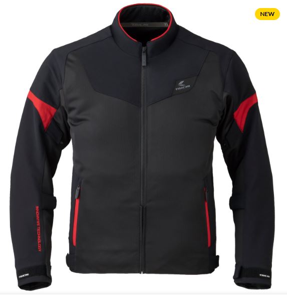 RS TAICHI - QUICK DRY RACER - RIDING JACKET - BLK-RED
