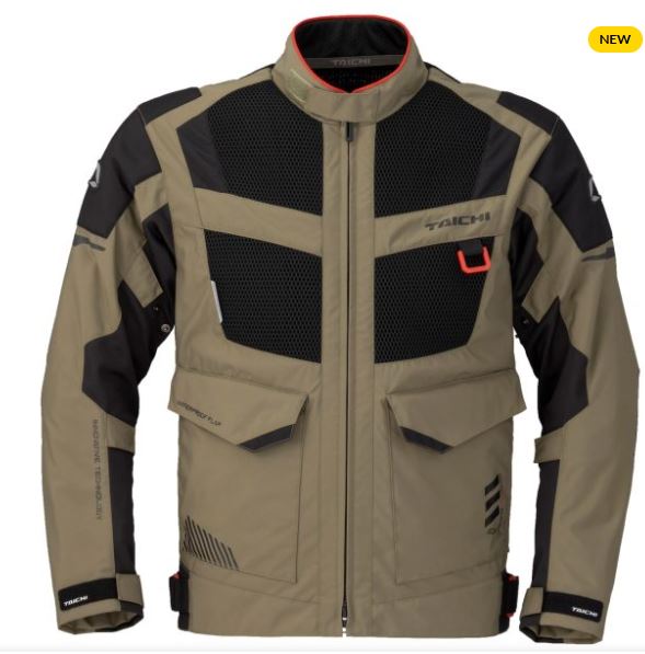 RS TAICHI - KOMPASS AIR - RIDING JACKET - KHAKI