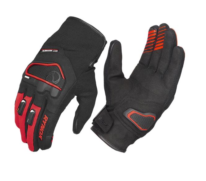 RYNOX - HELIUM GT 2 - RIDING GLOVE - BLK/RED
