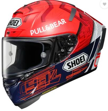 AS - SHOEI X-14 MARQUEZ 6 - PET'S HELMET - RED/D BLU