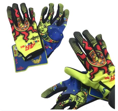 AS - VR 46 - RIDING GLOVE - RED/GRN 