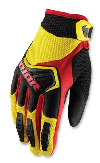 AS - THOR - RIDING GLOVE - YLO/BLK