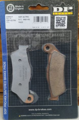 DP BRAKES - SDP-617 M/C PRO SINTERED - BRAKE PAD