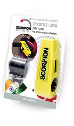 SCORPION-THROTTLE LOCK-MOTOR CYC ACC.-YELLOW