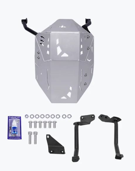 LCB - KAWASAKI VERSYS(650)VAMBRACE BASH PLATE - MOTOR CYC ACC. - SILVER