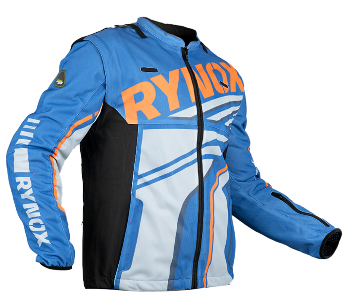 RYNOX-RAID DUNE NEO TRAIL-OFFROAD JACKET- BLU/ORG
