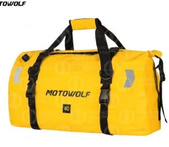 MOTOWOLF - TRAVEL BAG - BAGPACK - YELLOW - 40L