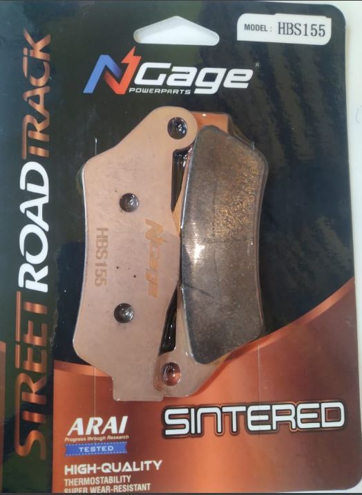 NGAGE-HBS 155 SINTERED BRAKE PADS