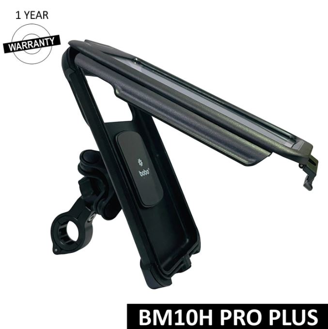 BOBO - BM10H PRO PLUS MOBILE HOLDER W/O CHARGER - MOTOR CYC ACC. - BLK
