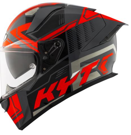 KYT - R2R PRO CONCEPT MATT - FULL FACE HELMET - BLACK / RED 