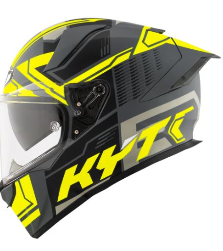 KYT - R2R PRO OCTANE MATT - FULL FACE HELMET - YELLOW 