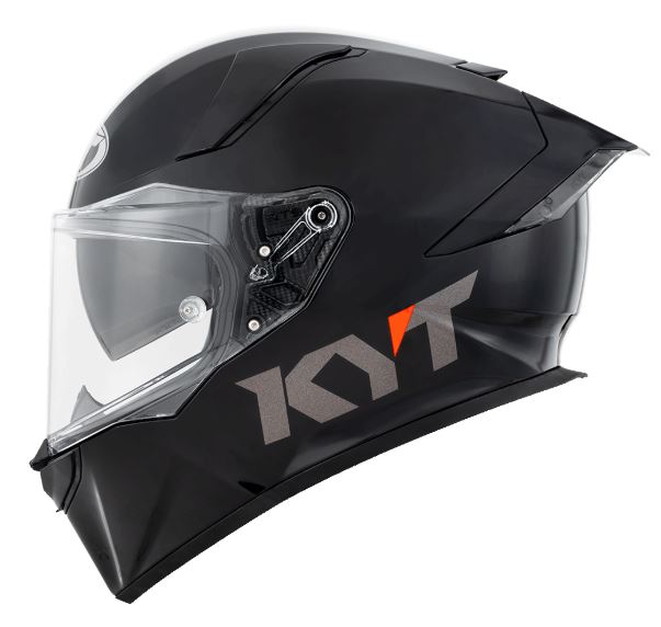 KYT - R2R PRO PLAIN - FULL FACE HELMET - BLACK