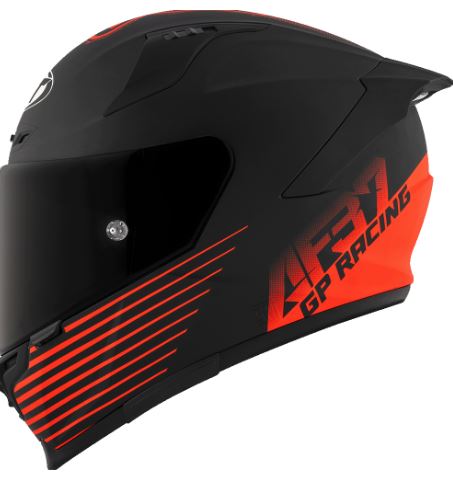 KYT - STRIKER AF37 LIVERY MATT - FULL FACE HELMET - BLACK RED