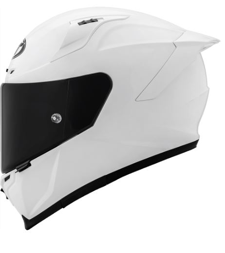 KYT - STRIKER  2V PLAIN WHITE - FULL FACE HELMET