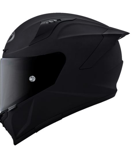 KYT - STRIKER 2V PLAIN MATT - FULL FACE HELMET - BLACK