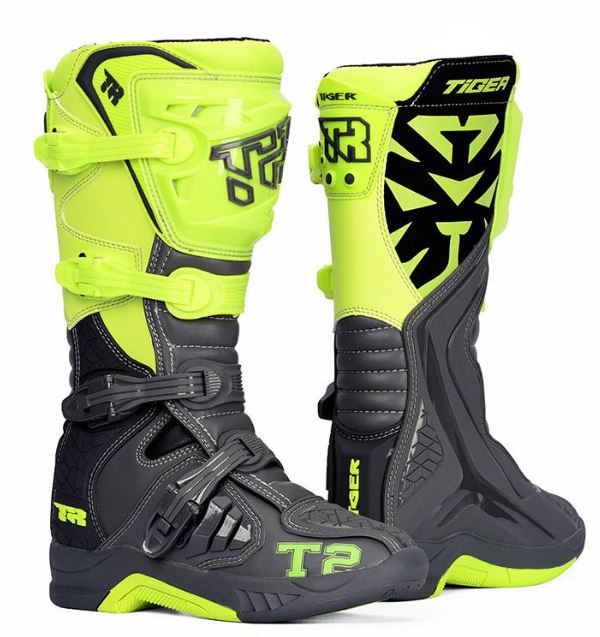 TR - T2 - OFFROAD BOOT - GREY/NEON