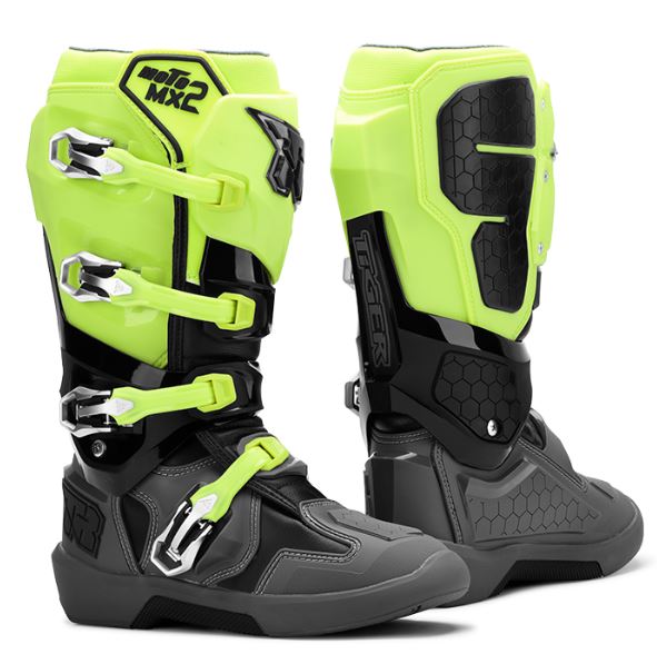 TR - MX 2 - OFFROAD BOOT - GREY/NEON