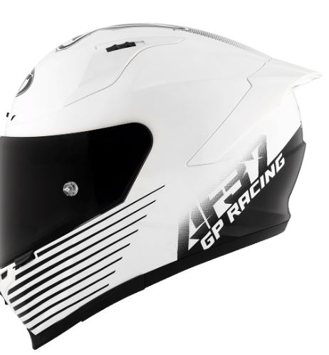 KYT - STRIKER 2V AF37 LIVERY - FULL FACE HELMET - WHITE BLACK